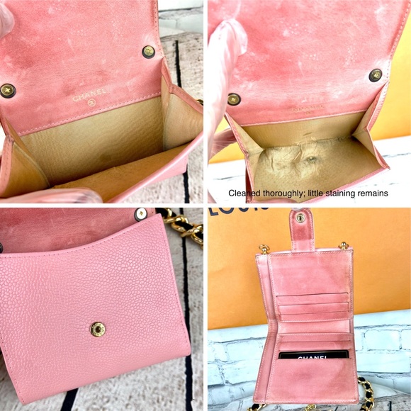 Chanel compact wallet crossbody or belt chain bum bag with keychain bag charm - Picture 13 of 16